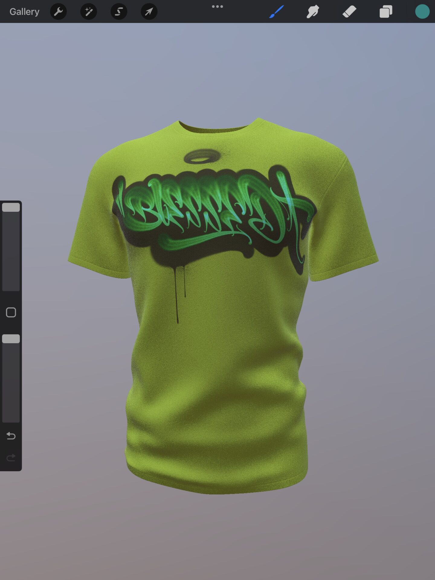 3d TShirt for Procreate TORUS INK