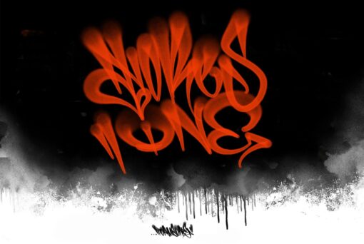 Graffiti Brushes  for Procreate -  Dirty Letters 5 - Image 4