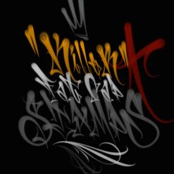 Graffiti flare Fat Cap Brushes Procreate Torus 1