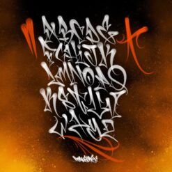 Graffiti flare Fat Cap Brushes Procreate Torus 1