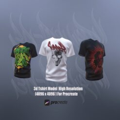 3d Tshirt For Procreate