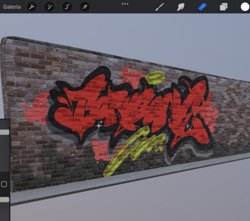3d Graffiti Wall