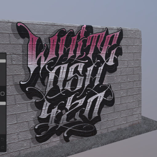 3d Wall for procreate