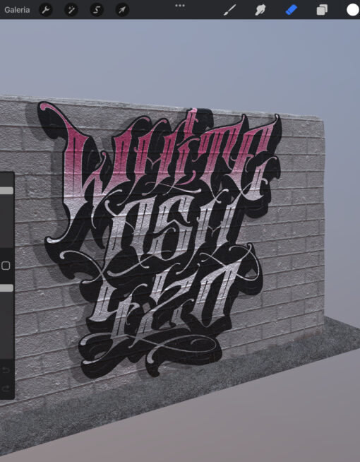 3d Wall for procreate