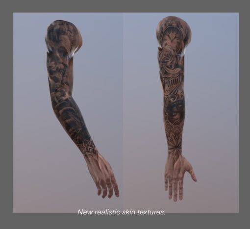 Tattoo Human Model For Procreate