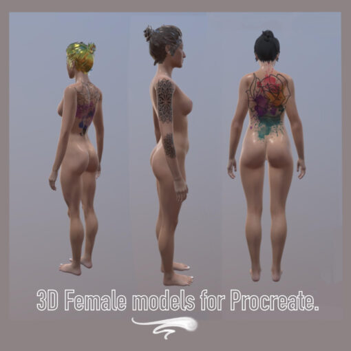 3d Female Body For Procreate