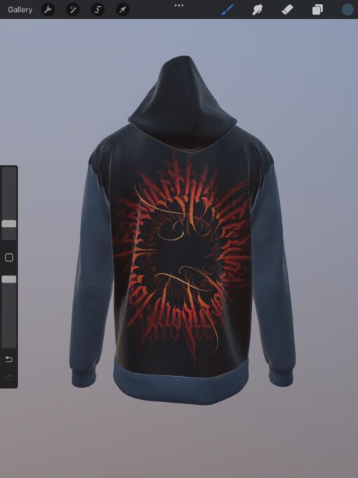 3d Hoodie For Procreate