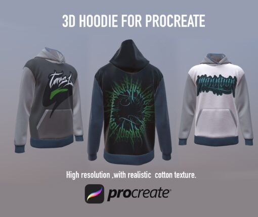 3d Hoodie for Procreate