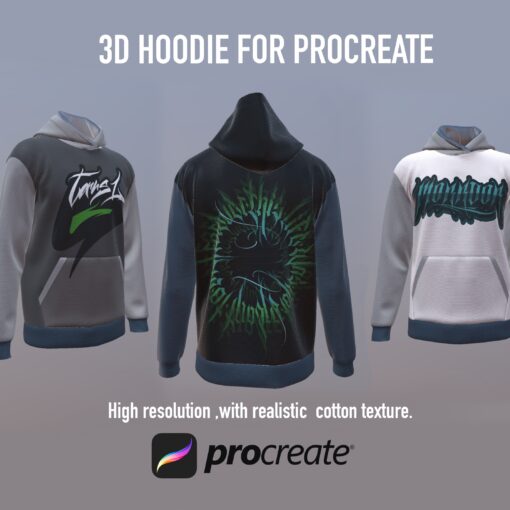 3d Hoodie for Procreate