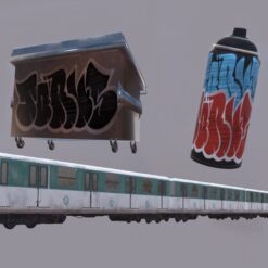 3d Graffiti Models for Procreate