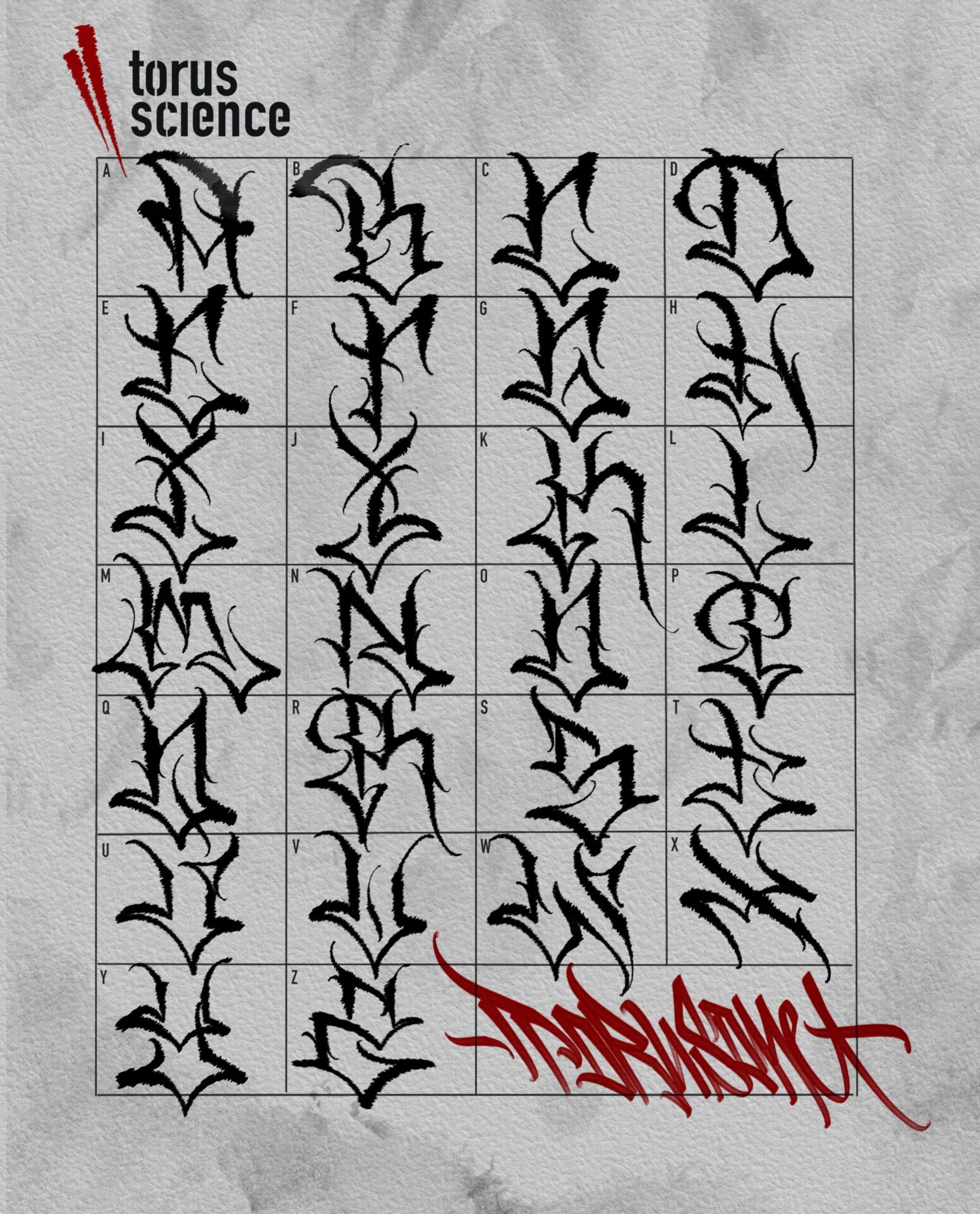 Gangsta Typeface | Tattoo Fonts – MasterBundles