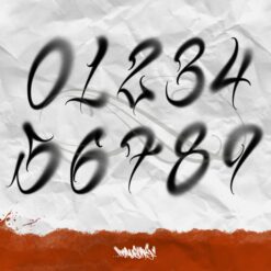 Tattoo Numbers for Procreate