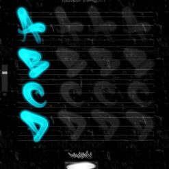 Neon Graffiti and Lettering Brushes