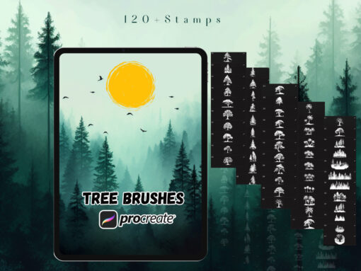 Tree Brushes for procreate