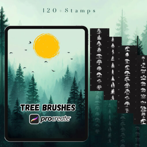 Tree Brushes for procreate