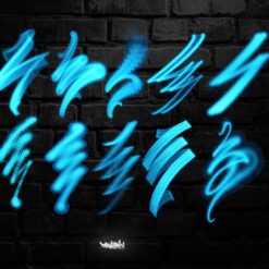 Neon Graffiti and Lettering Brushes