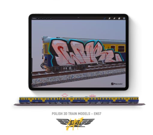 EN57 - Polish 3d Train Models . - Image 8