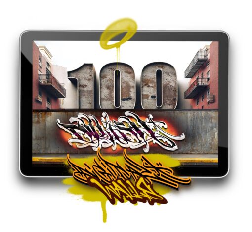 100 Digital Wall For Graffiti