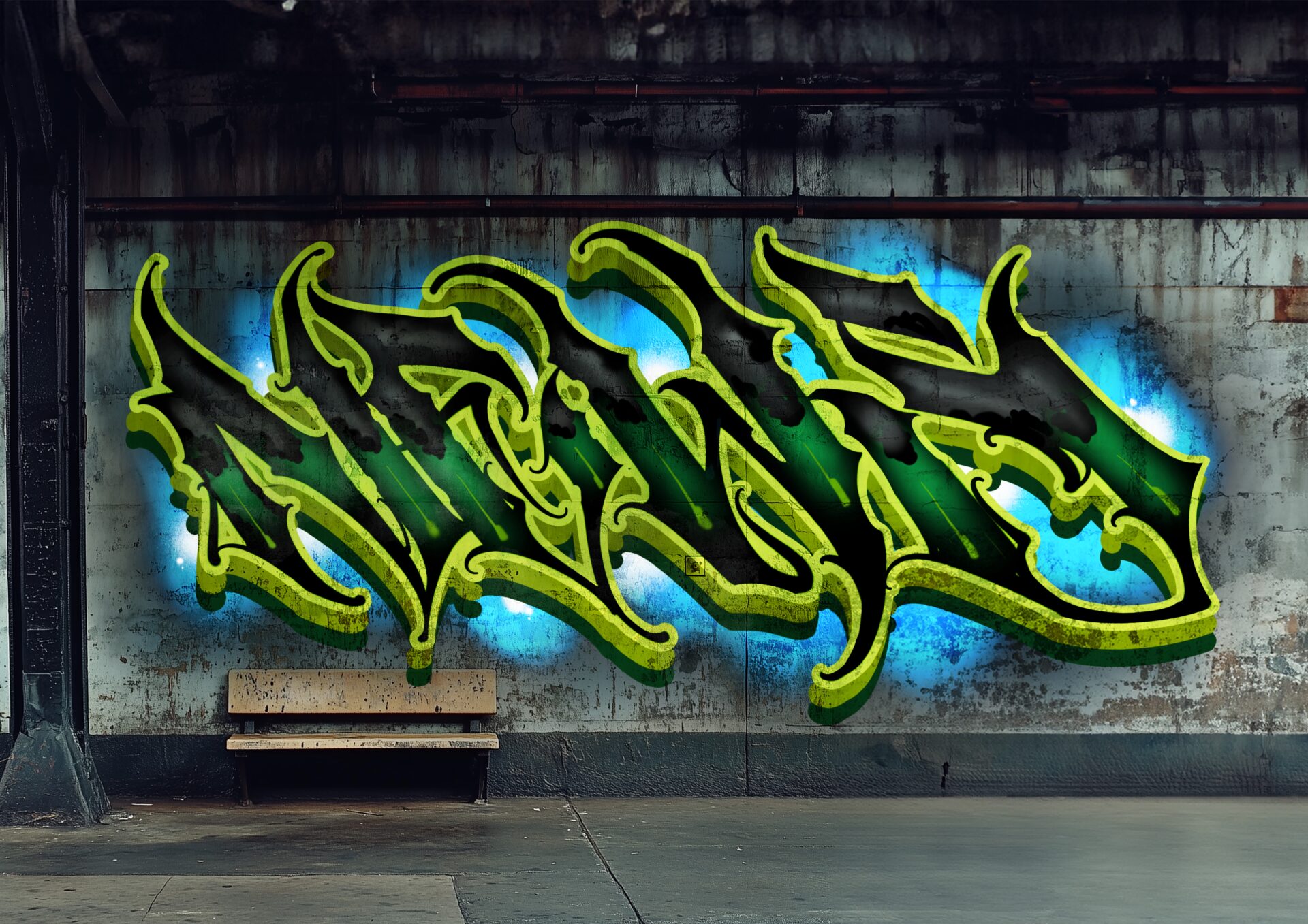 100 Digital Wall For Graffiti