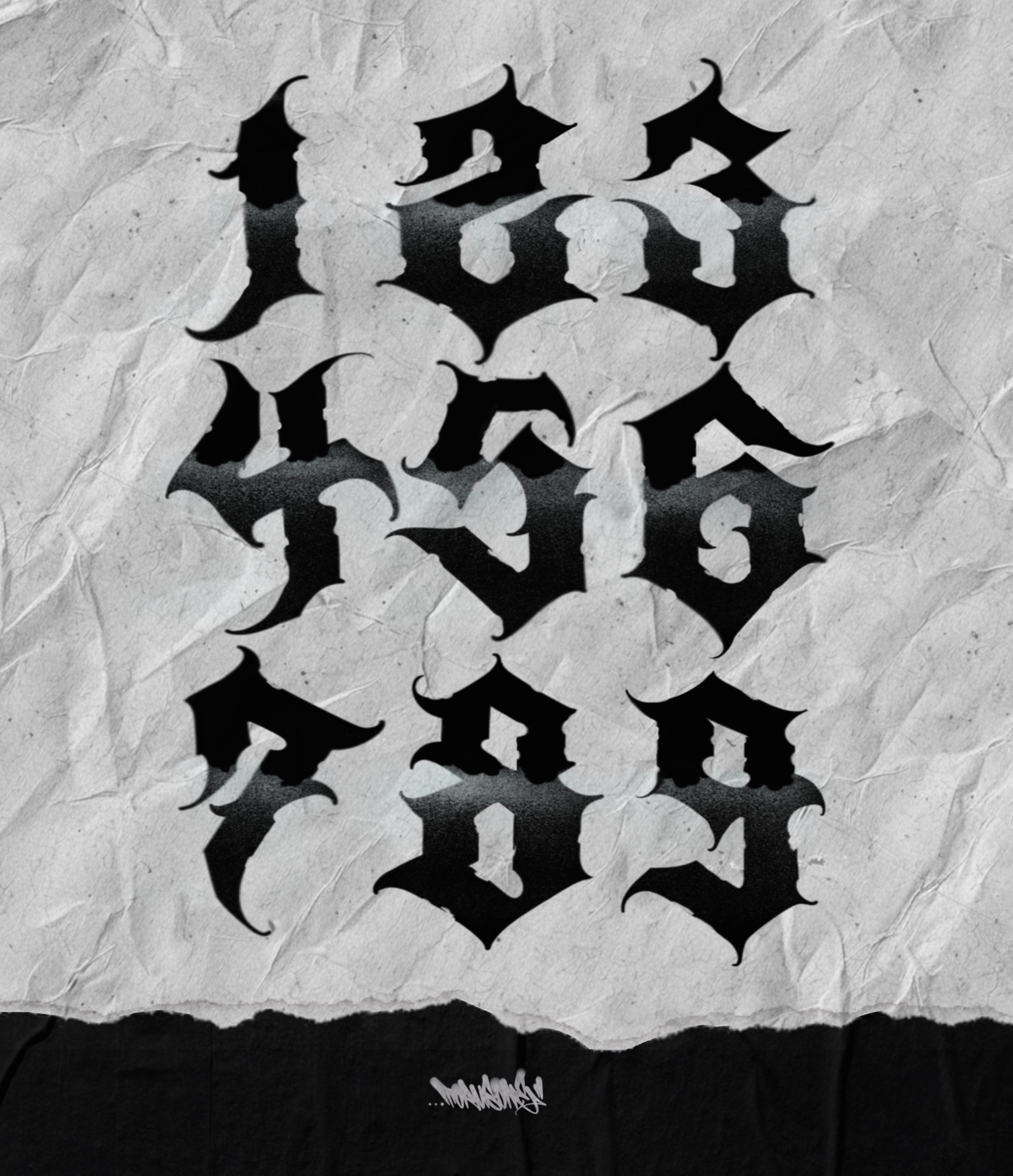 Tattoo Numbers Vol 3