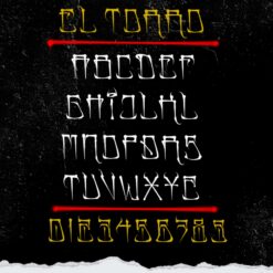 EL TORRO FONT – Raw Street Lettering  by Torus1