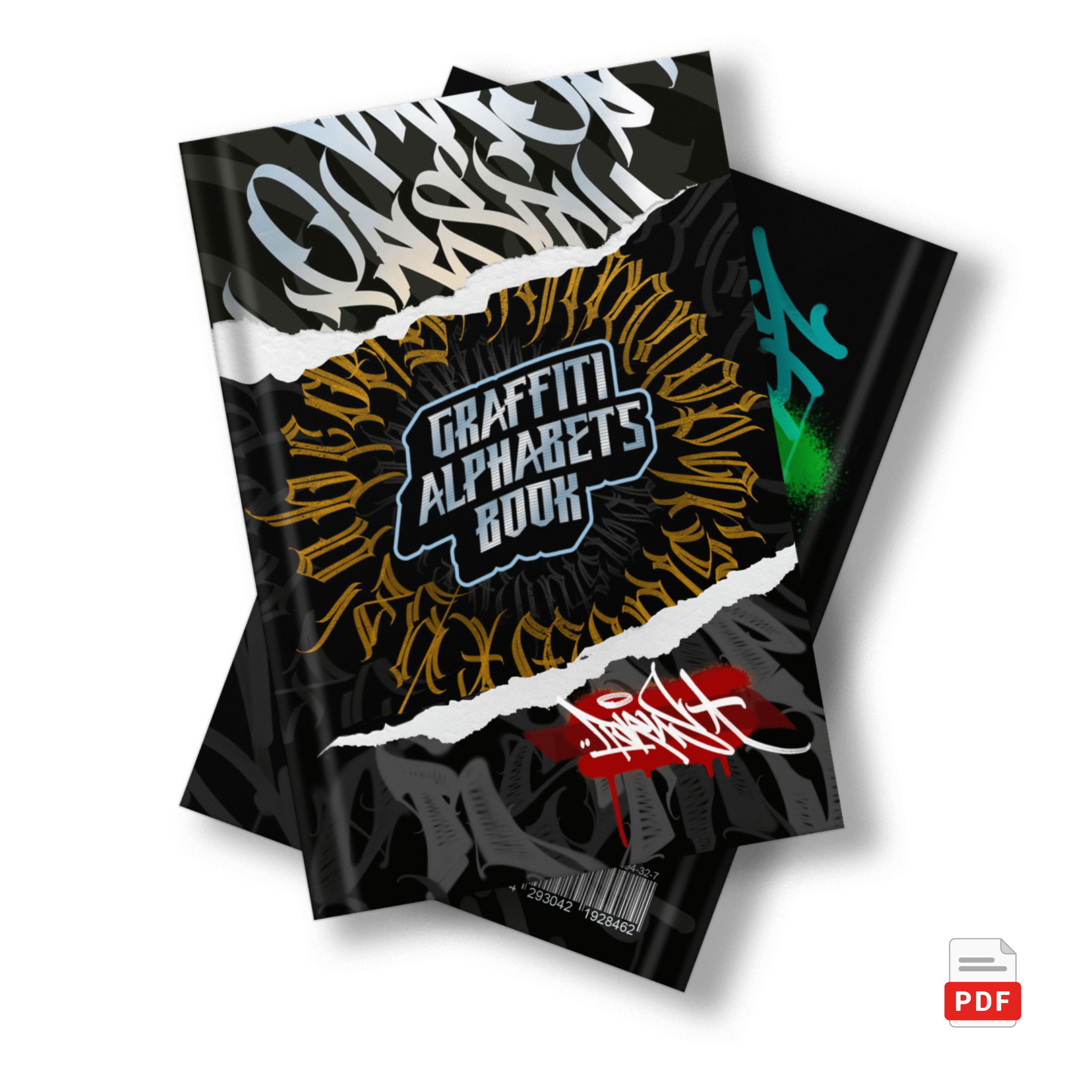 Graffiti Lettering Master Bundle - Worksheets & Ebooks PDF - Image 5