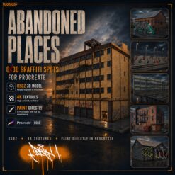 3D Graffiti Spots - Abandoned Places Series + 5Pointz