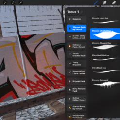 3d Rail Spot For Procreate