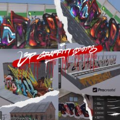 3D Graffiti Spots - Abandoned Places Series