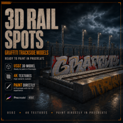 3D Graffiti Spots - Abandoned Places Series + 5Pointz - Image 3
