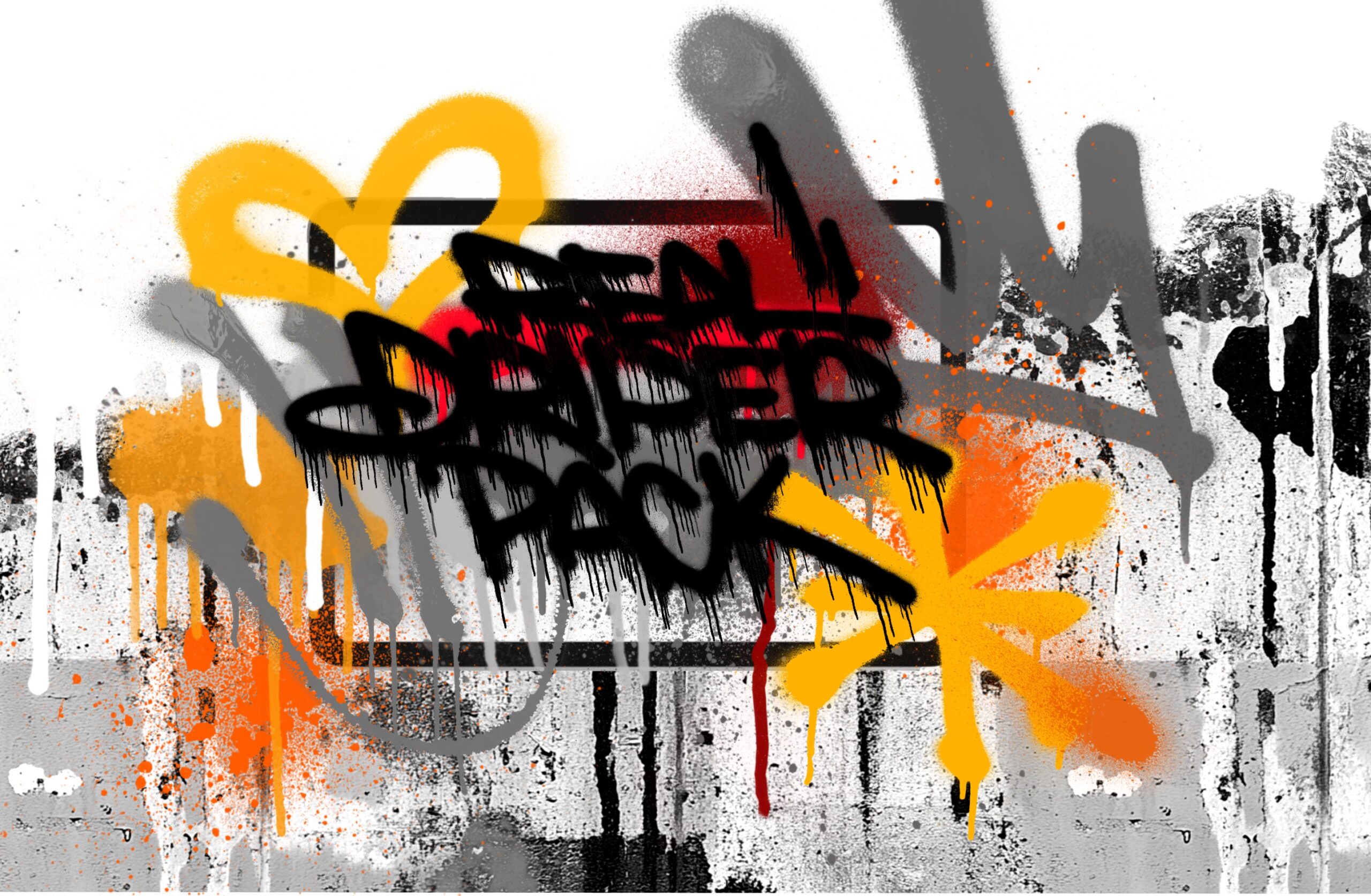 75 - Real Graffiti Dripper Brushes and Stamps for Procreate. - Image 3