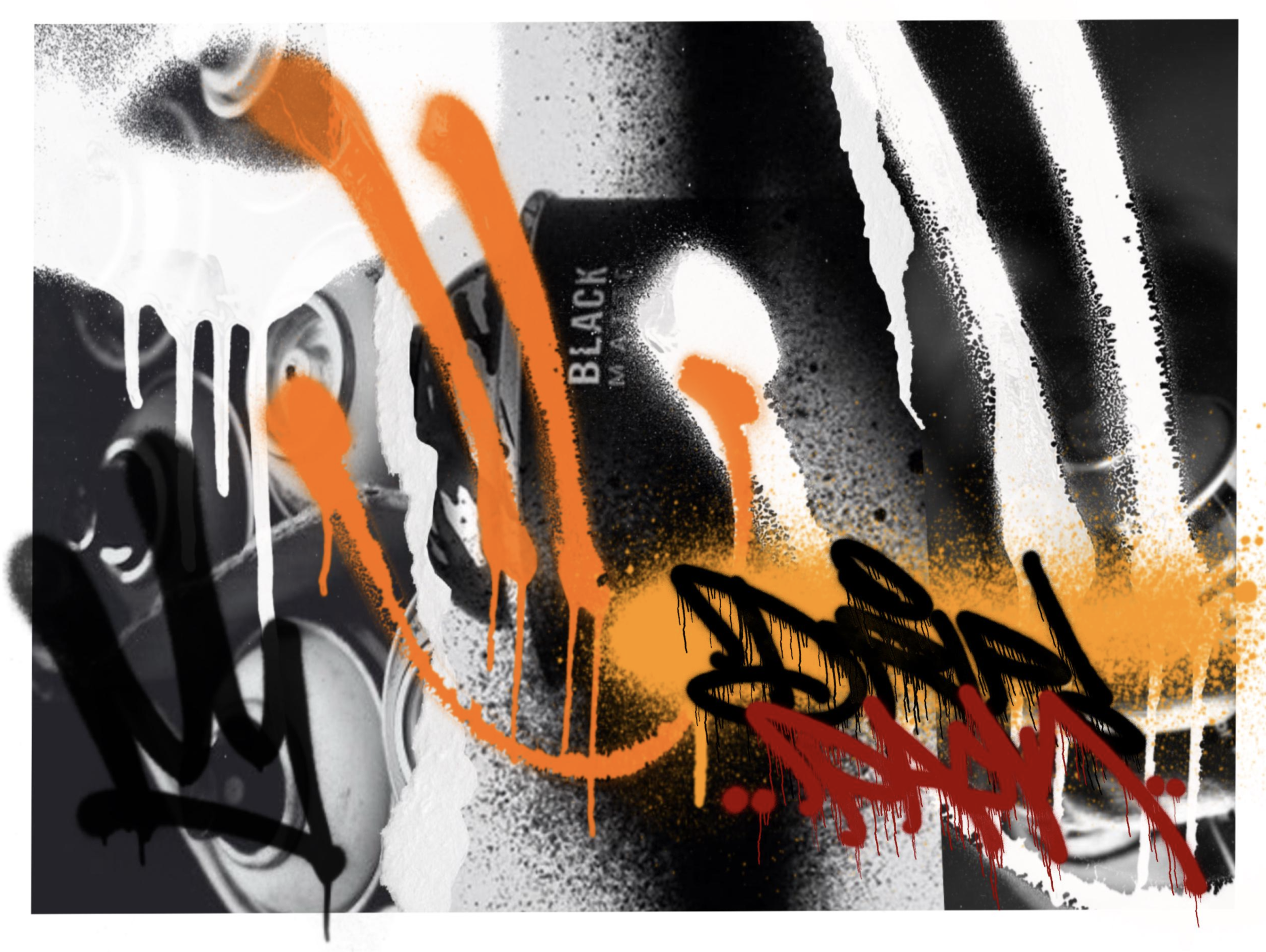 75 - Real Graffiti Dripper Brushes and Stamps for Procreate. - Image 2