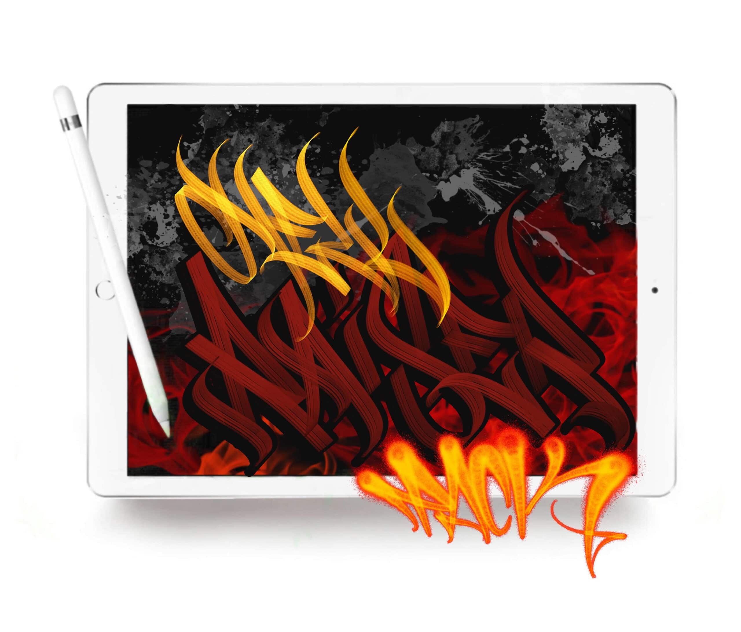 Fire Graffiti Brushes