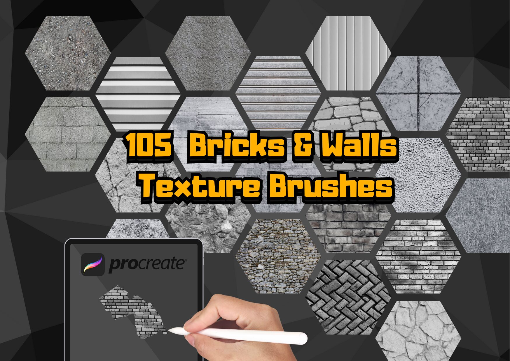 Bricks and Walls Texture Brushes
