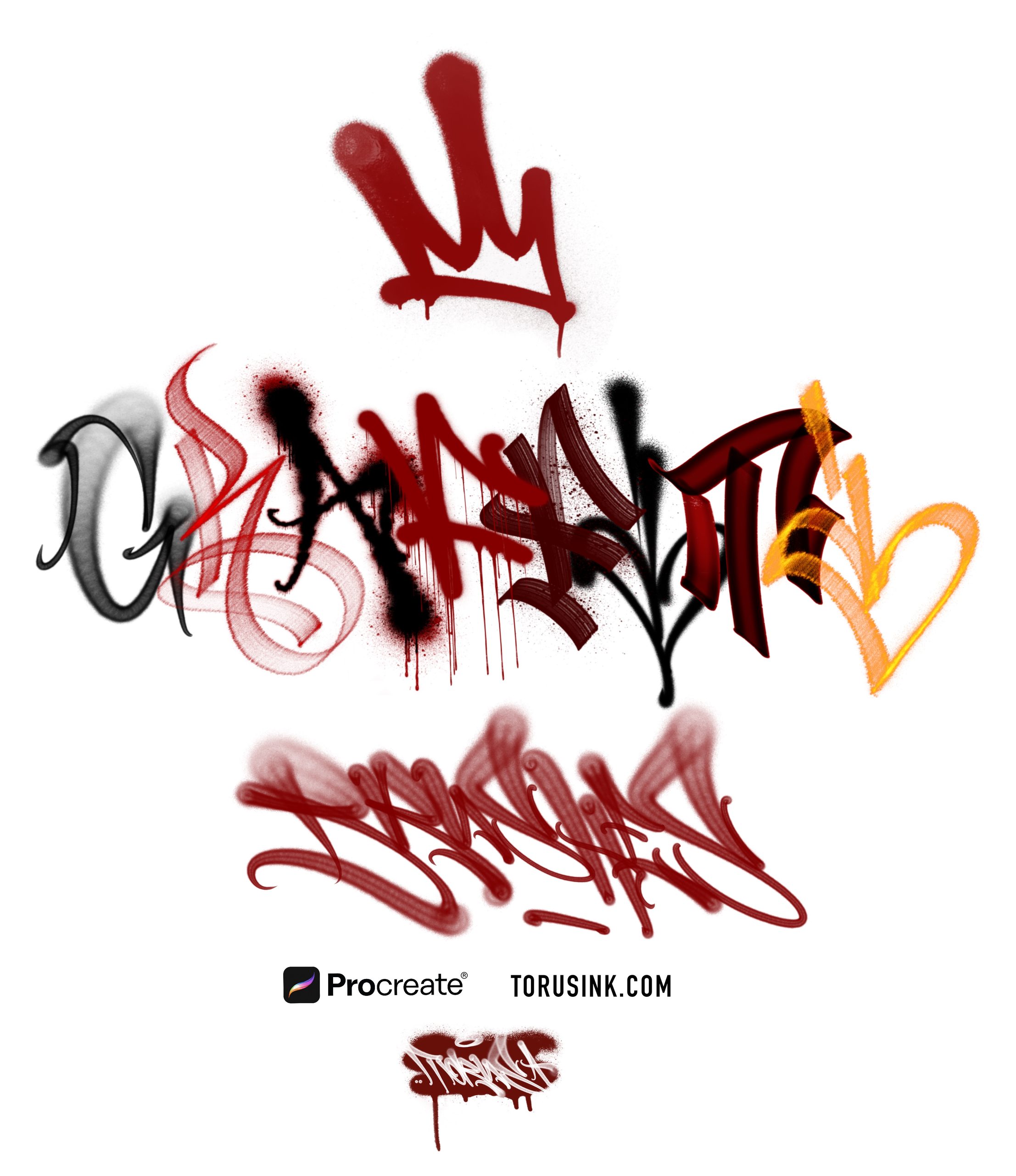 PROCREATE MEGA PACK! 6.0 For Graffiti & Lettering - Image 2